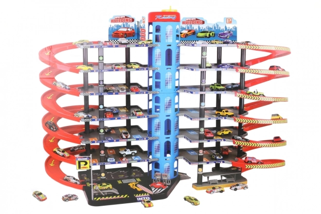 Garage met autootjes