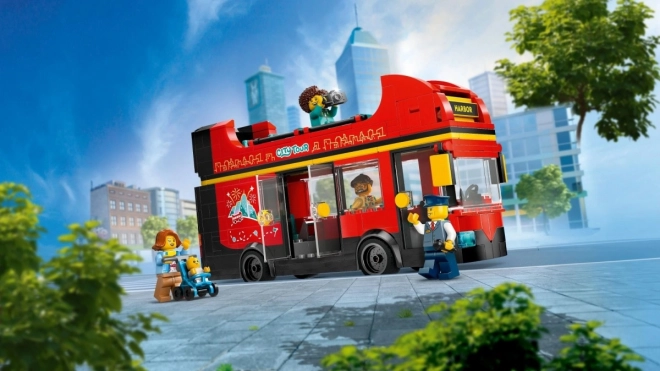 LEGO City 60407 Rode Dubbeldekker Sightseeing Bus
