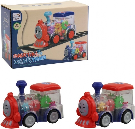 Locomotief met Tandwielen op Batterijen met Licht