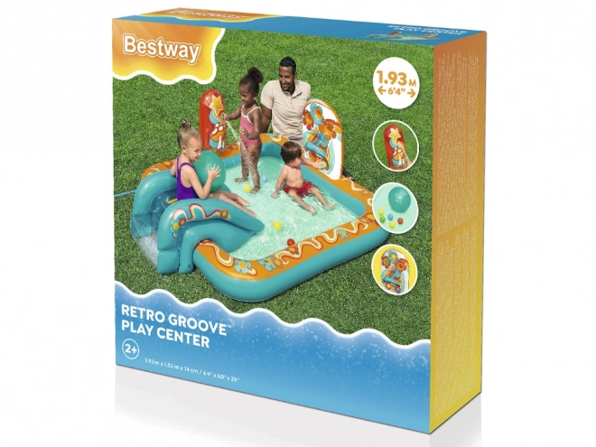 Bestway Retro Groove opblaasbaar speelscentrum