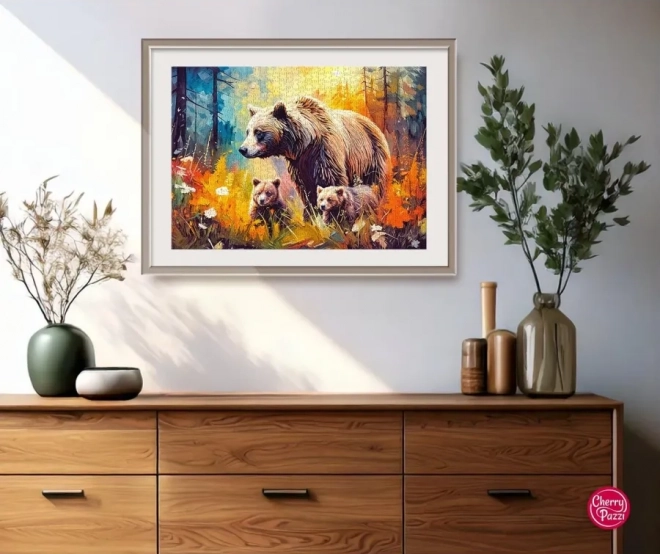 Puzzel Samen in het wild 1000 stukjes