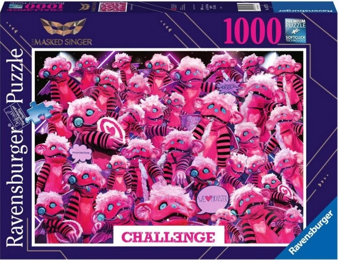 Ravensburger puzzel Masked Singer met Monster 1000 stukjes