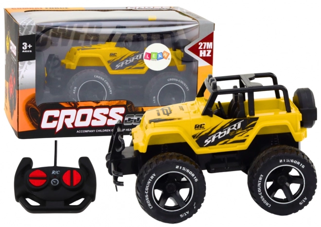 Race RC Off-road Auto 1:18 geel