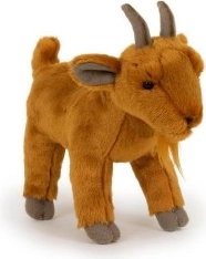 Pluchen geit bruin 25 cm