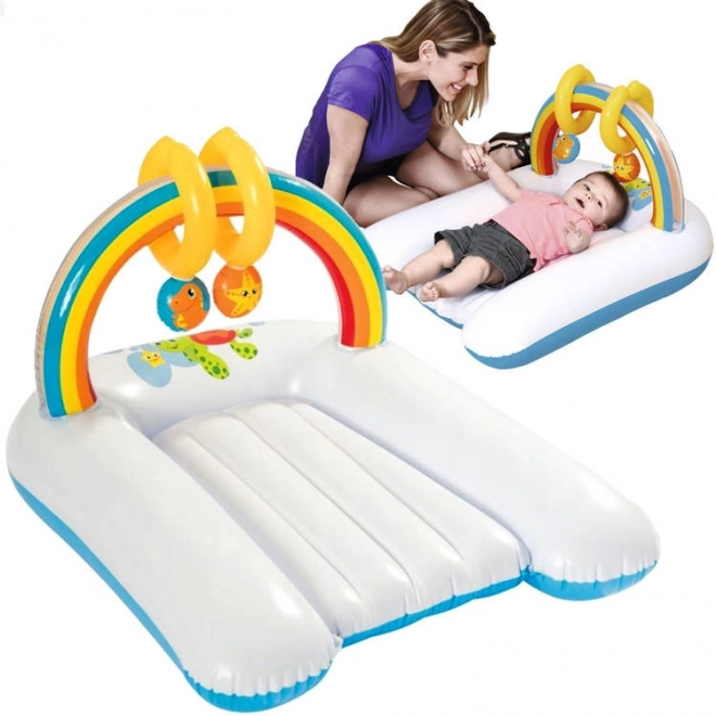 Bestway opblaasbare verschoningsmat voor kinderen met leuke speeltjes