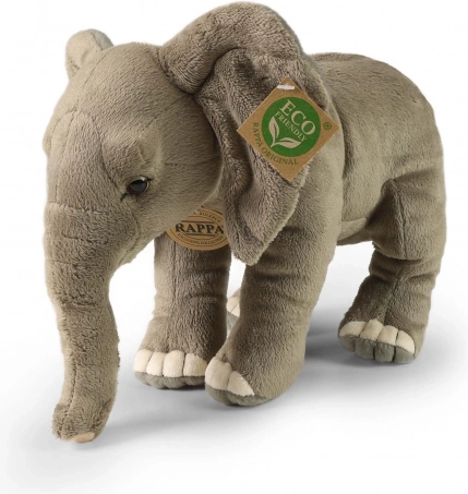 pluchen Afrikaanse olifant 28 cm eco-friendly