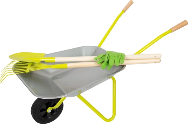 Small Foot kinder tuingereedschapsset kruiwagen met gereedschap