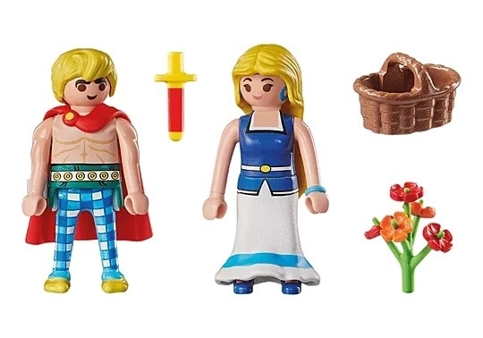 Set Asterix Tragikomik en Falbala