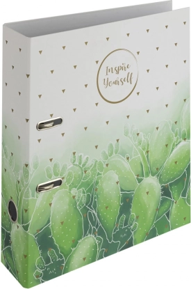 Ordner A4 met hefboommechanisme 7 cm Romantic Cactus