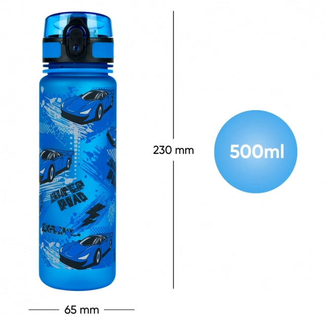 BAAGL Tritan fles voor drinken Auto's, 500 ml