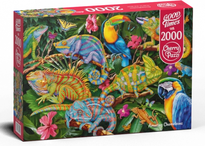 Puzzel Geweldige Kameleons 2000 stukjes