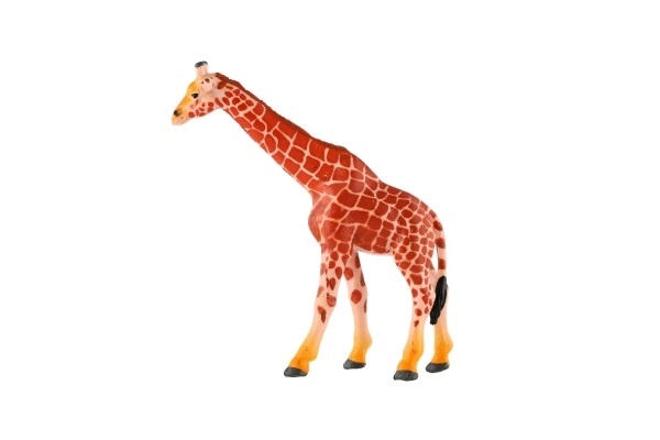 Giraffe met Net Zooted Plastic 17cm in Zak