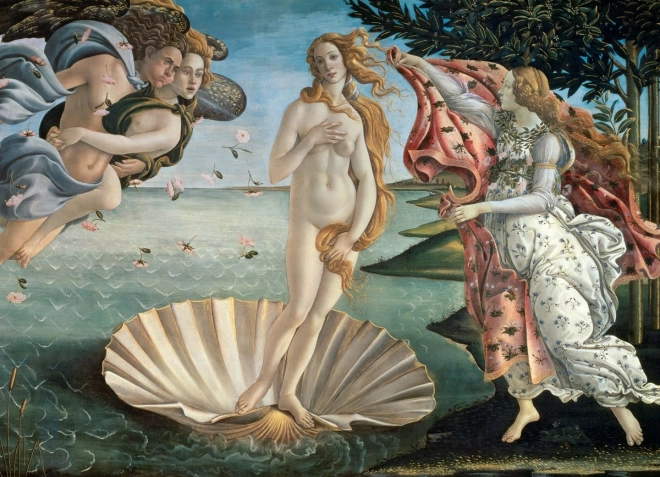 Puzzel De Geboorte van Venus 1000 stukjes