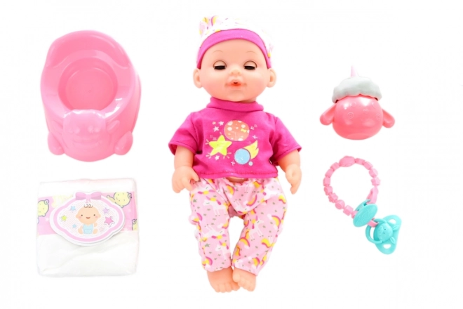 Panenka Tutu Baby 30 cm met plassen en geluiden