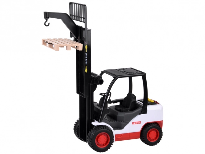 Grote heftruck met pallet