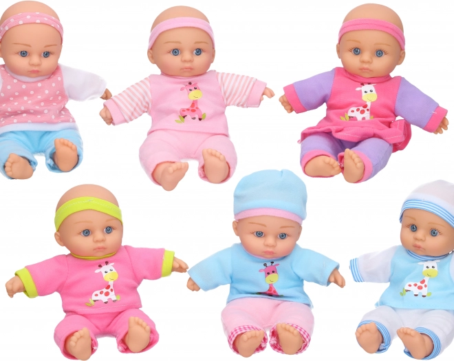 Schattige baby met outfit 24 cm