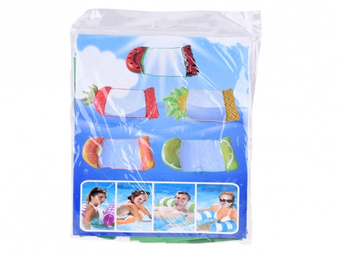 Opblaasbaar zwembad hangmat Ananas