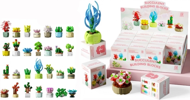 Vetplant Bouwset Bloem
