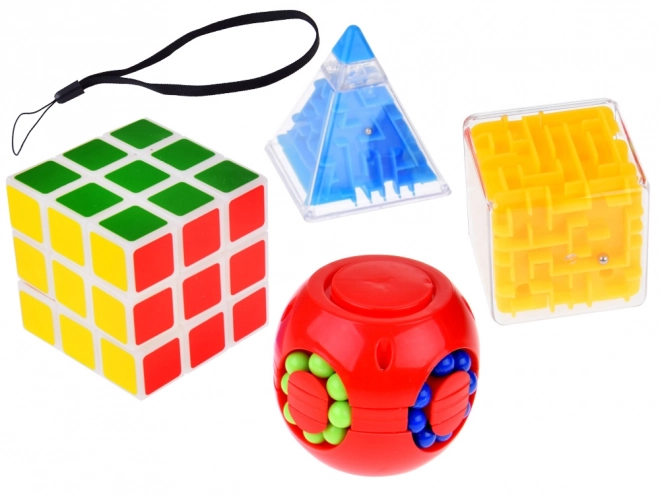 Set logische puzzels 4 stuks