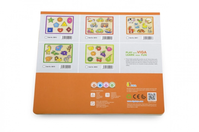 Houten puzzel Boerderijdieren Viga