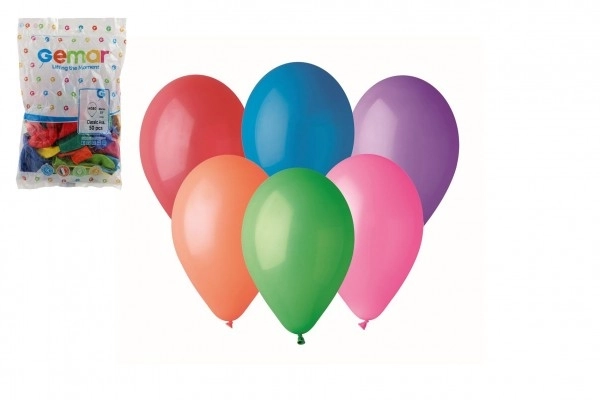 Balonek/Ballon Opblaasbaar 13" 33cm 50st in zakje carnaval