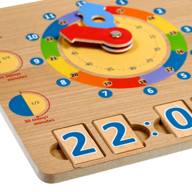 Lucy & Leo Leren Klokkijken – houten educatief speelbord