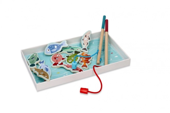 Magnetisch spel - Pinguïn bij de vissen