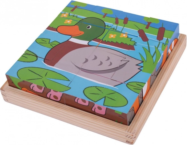 Stevige houten blokken voor kleine handjes