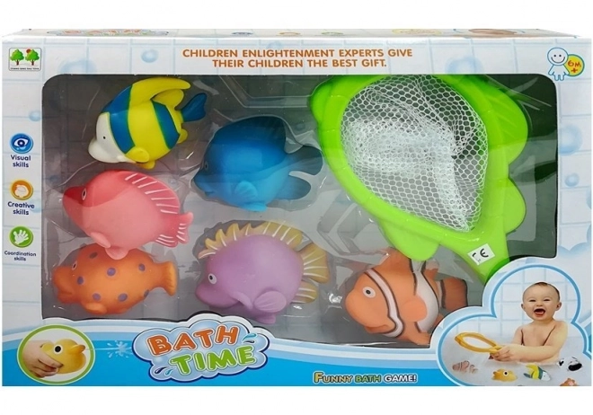 Set gomvisjes voor in bad