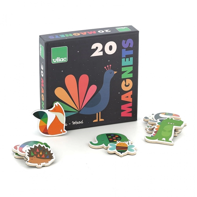 Vilac Magneten dieren 20 stuks