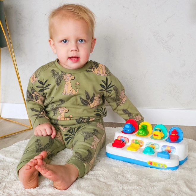 Woopie educatief kinderspeelgoed met uitspringende voertuigen Pop-Up