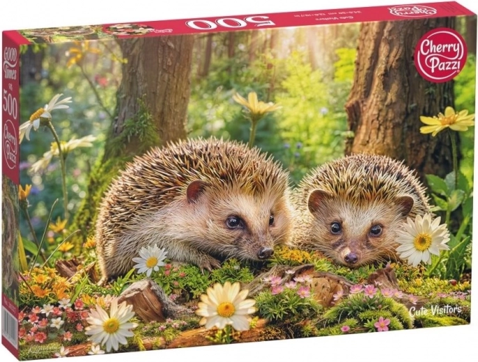 Puzzel Schattige Bezoekers 500 Stukjes van Cherry Pazzi