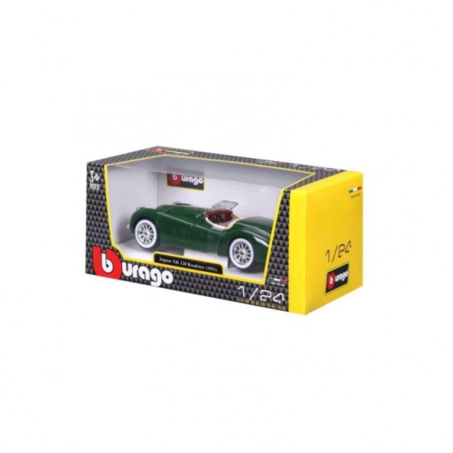 Bburago 1:24 Jaguar XK 120 Roadster (1951) groen 18-22018