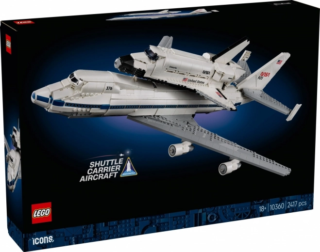 LEGO Icons NASA Shuttle Carrier – Boeing 747 met de Space Shuttle Enterprise