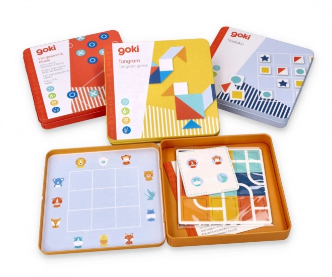 Tangram, magnetisch spel van het bedrijf Goki