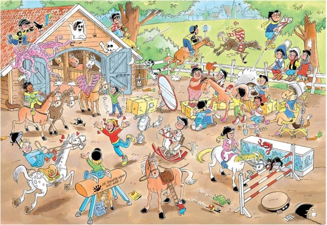 JUMBO Puzzel JvH Junior 12: Ruiterschool 360 stukjes