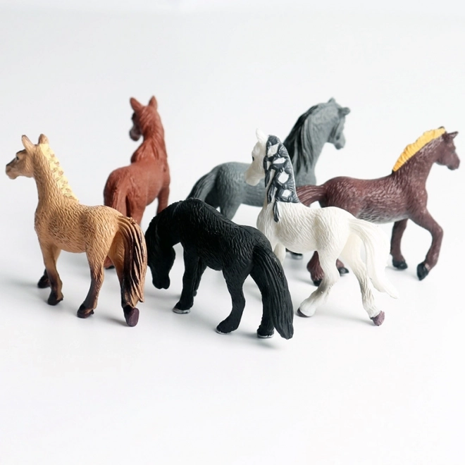 Set van figuren WOOPIE Paarden 16 stuks
