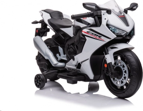 Elektrische kindermotor Honda CBR 1000RR wit