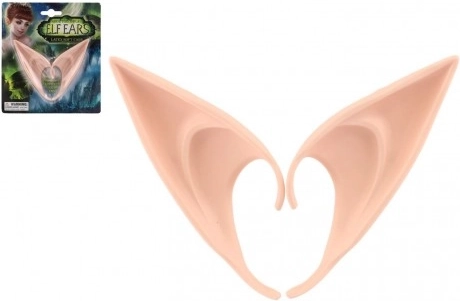 Latex elfenoren voor carnaval (2 stuks, 12 cm)