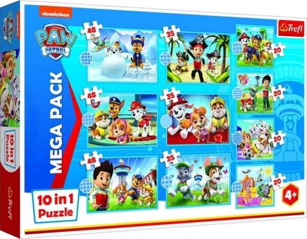 Puzzel Paw Patrol Trefl 10v1