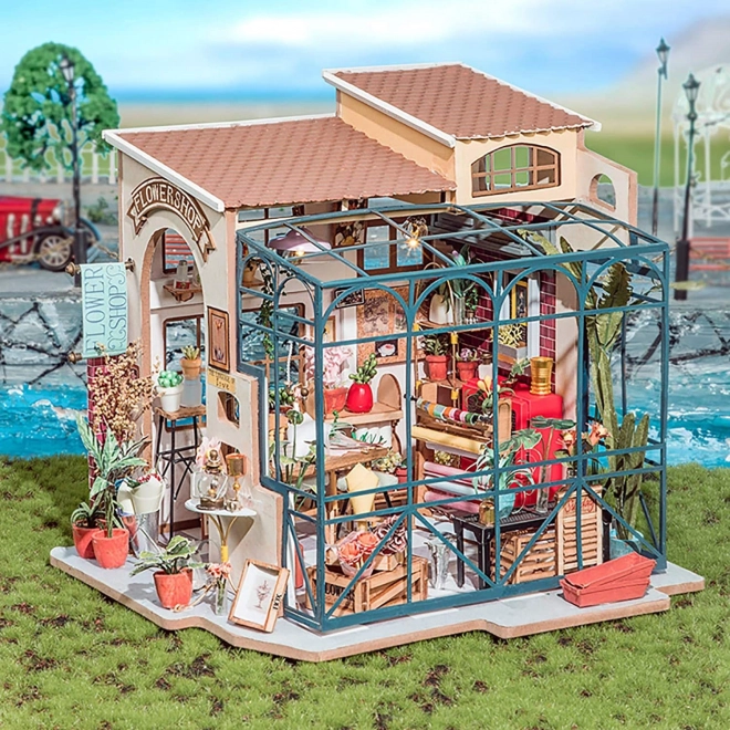 Bloemist Emily - Doe-het-zelf miniatuurhuisje