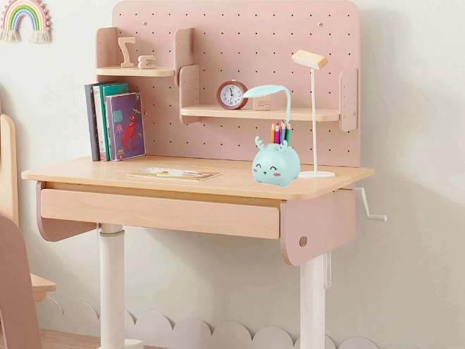 Kinder nachtlampje usb organizer telefoonstandaard voor lezen wetenschap – Blauw