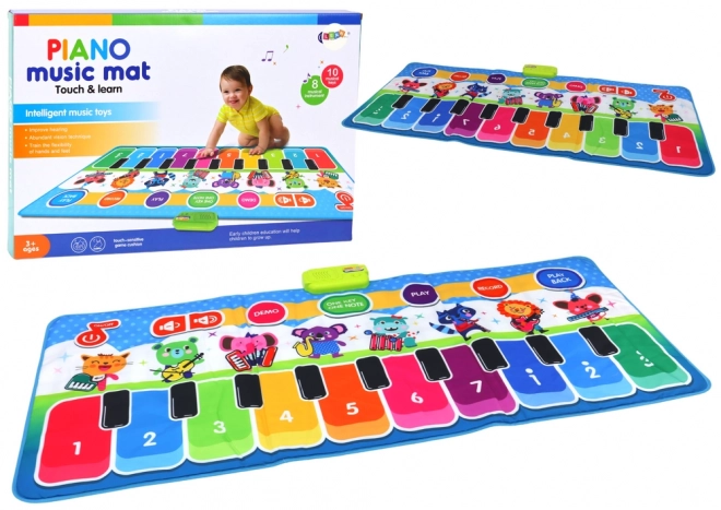 Interactieve muzikale mat voor dans en educatie voor kinderen