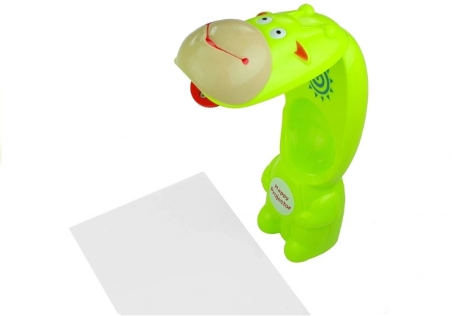 giraffe projector + notitieboekje + waterverf