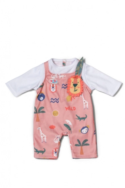 Tuinbroek Jungle voor BABY born poppen 43 cm