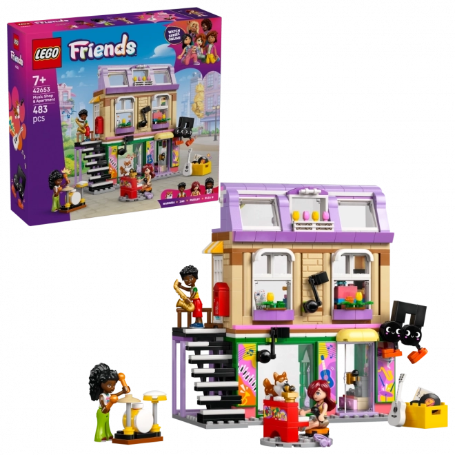 LEGO Friends muziekwinkel en appartement