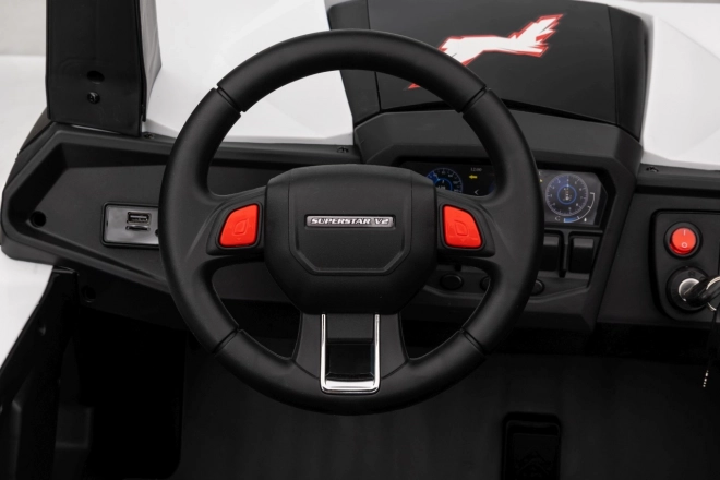 Elektrisch kinderauto UTV-MX 2000N wit
