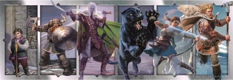 Panoramische puzzel CLEMENTONI DUNGEONS & DRAGONS 1000 stukjes