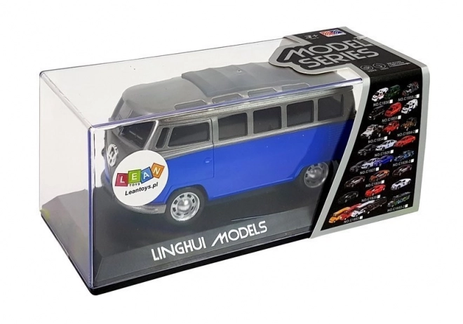 Verlicht en geluid Resorak Bus Blauw op batterijen