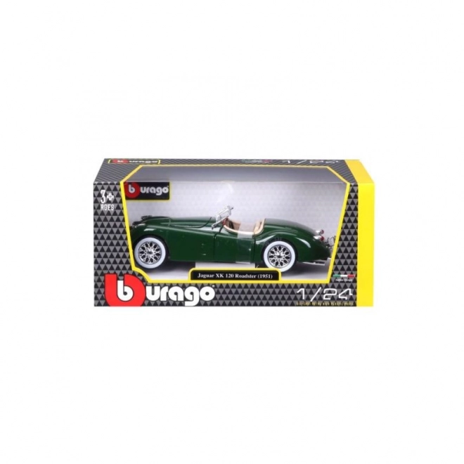 Bburago 1:24 Jaguar XK 120 Roadster (1951) groen 18-22018